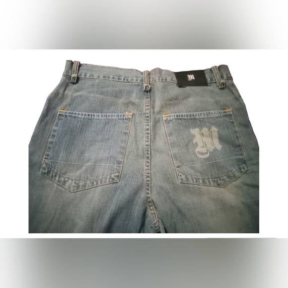 MAKAVELI | Vintage 2Pac Young Men's Light Blue Jeans | Size20(32×32) - Picture 4 of 8